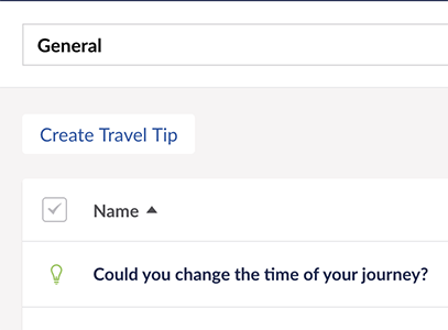 Create Travel Tips